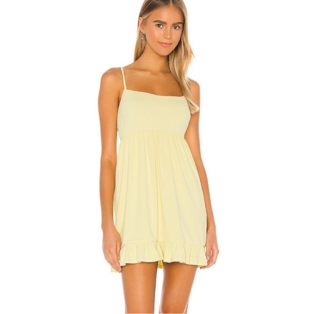 Lovers + Friends Yellow Dress
